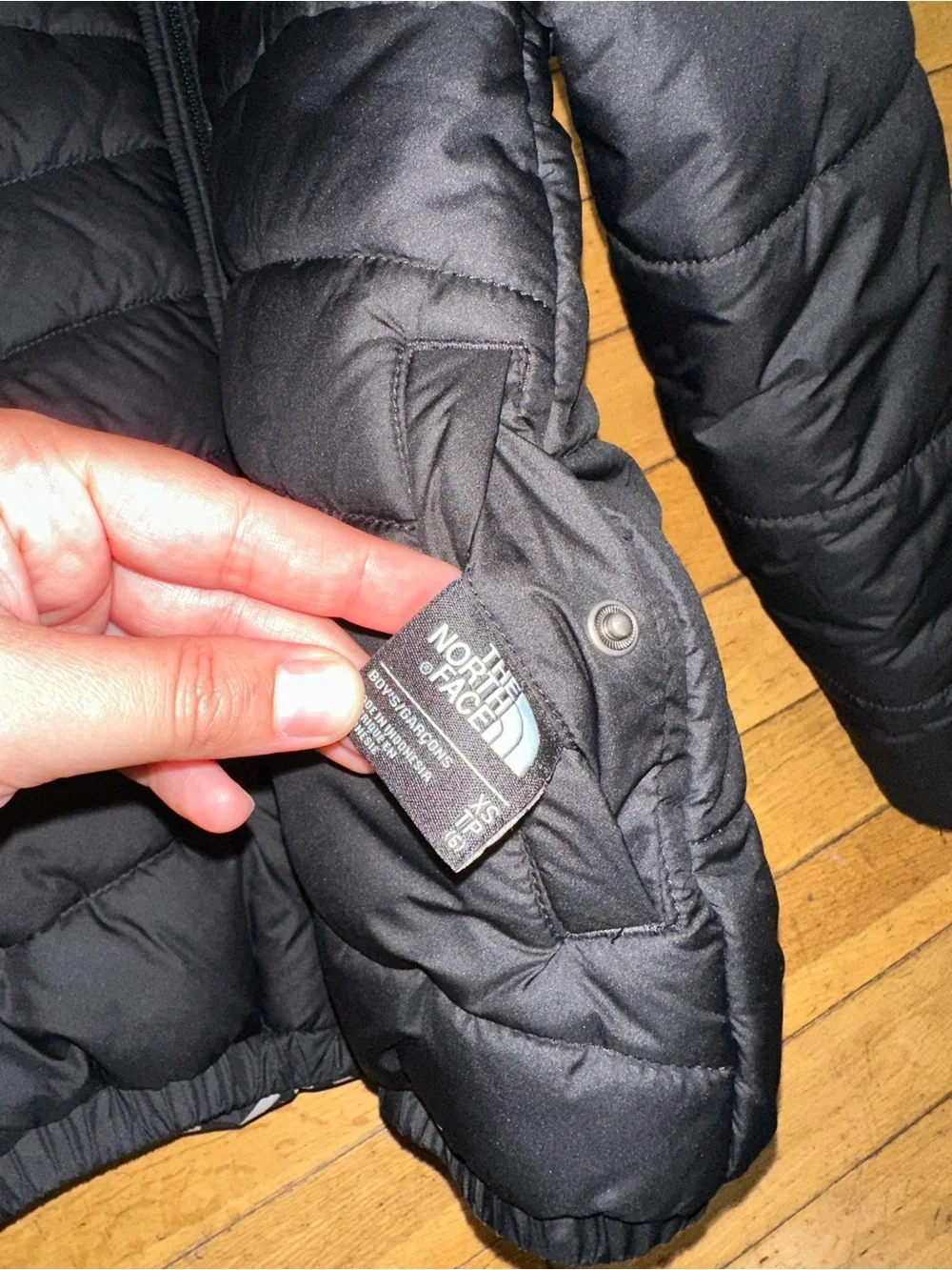 Boy’s the north face Reversible jacket zip hood